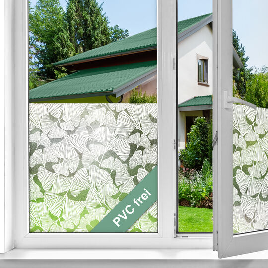 Fensterfolie static Eco Line Ginkgo image number null